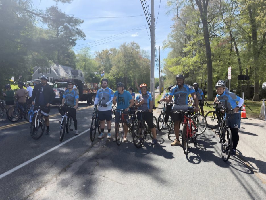 Riders at the Rodman Ride for Kids bikeathon